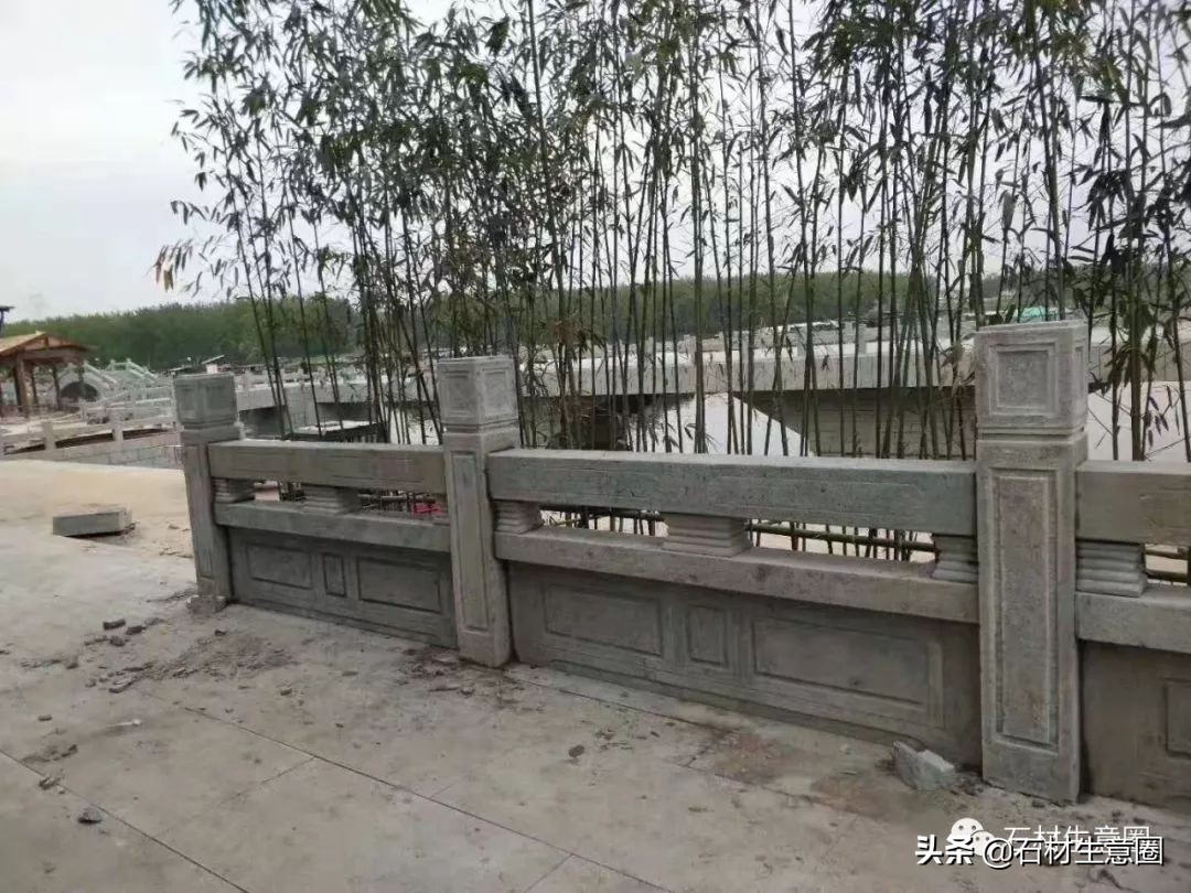 g682花岗岩河道栏杆,湖南河道花岗岩石栏杆