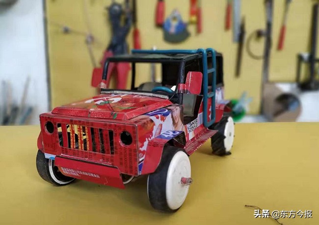 易拉罐改装垃圾分类,易拉罐塑料瓶废物改造