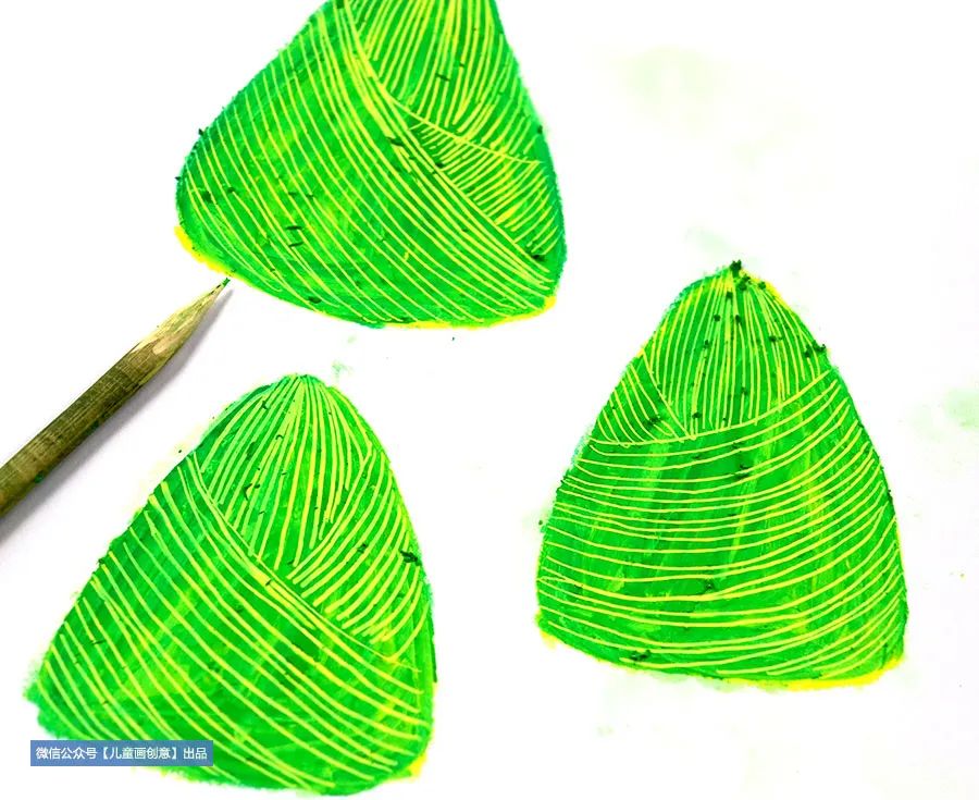 端午节教孩子画可爱的粽子简笔画,端午节幼儿园画粽子