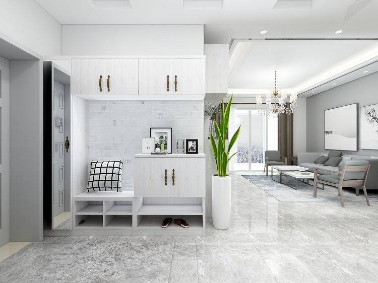 大王椰米兰灰橡适合黑白灰风格吗,大王椰白橡