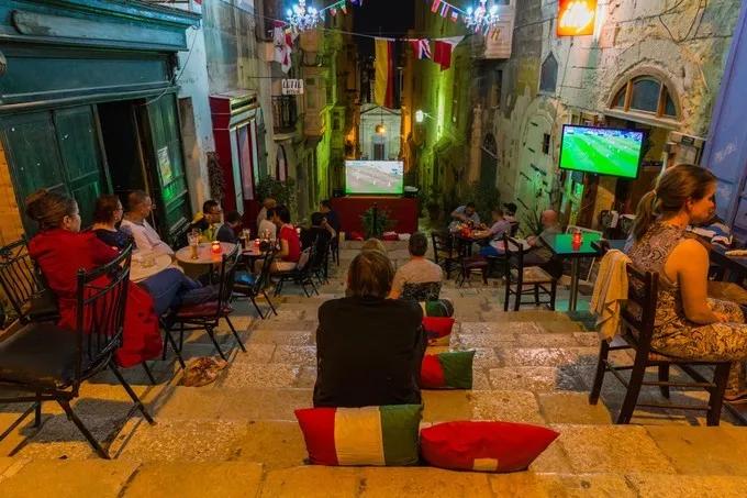 马耳他地中海迷人蓝色海水,地中海明珠马耳他视频