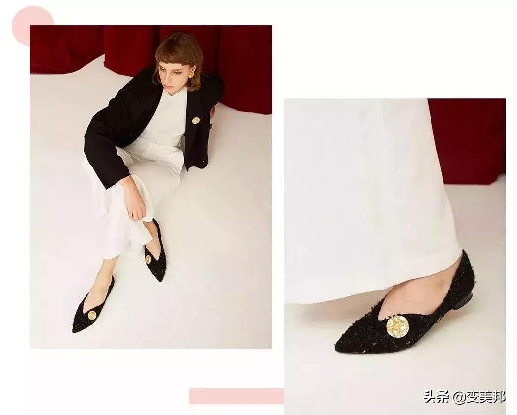 网红时尚单鞋女百搭平底,气质百搭网红爆款单鞋