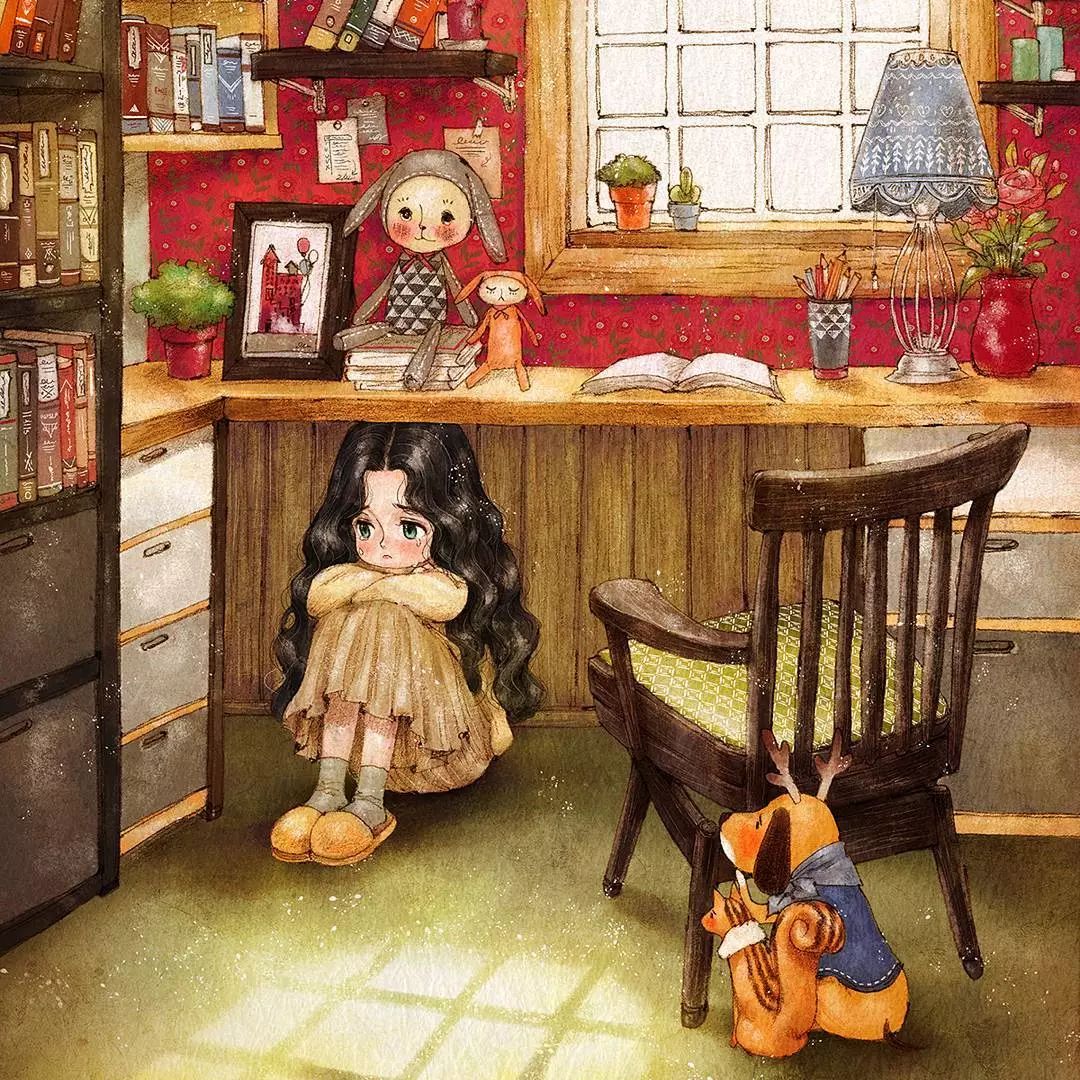 画风堪比宫崎骏,写实韩系画风画师