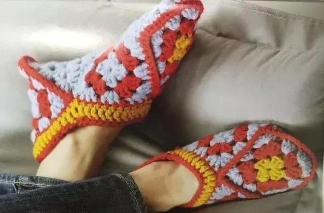 布条编织拖鞋怎么编织鞋头才好看,好看的毛线拖鞋编织教程