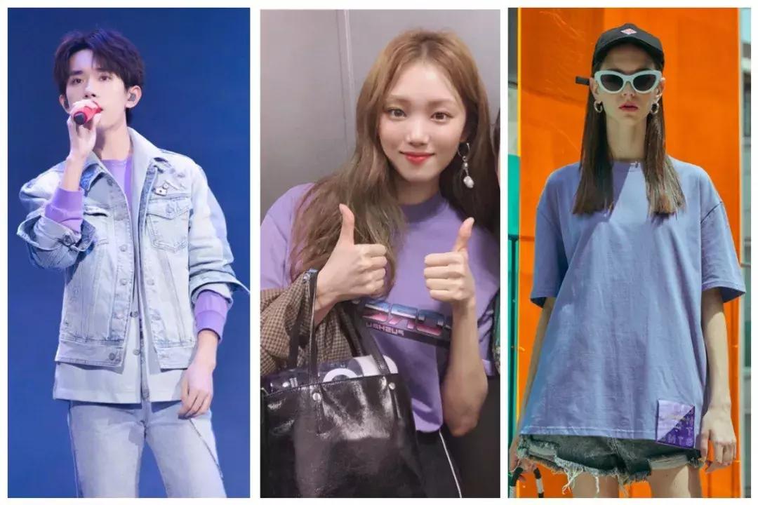 今年流行的明星同款t恤,明星同款时髦休闲t恤