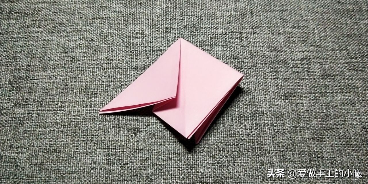 幼儿园五瓣花折纸,立体五瓣樱花折纸