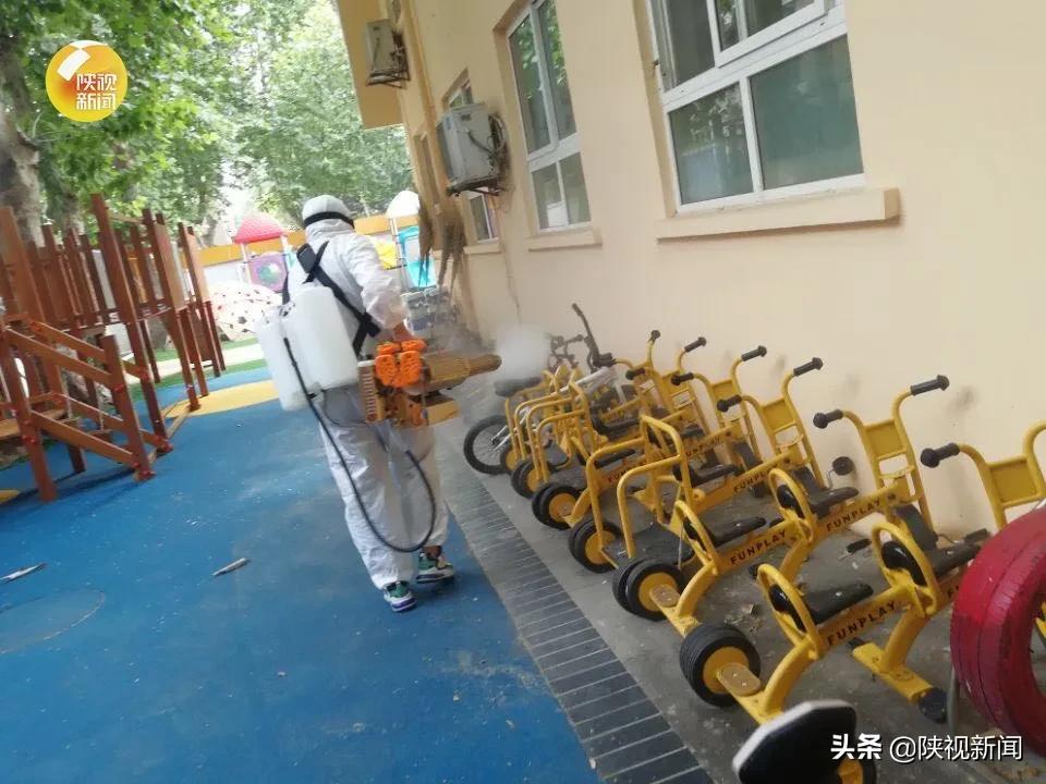 明天到底送不送?陕视记者探班幼儿园,消杀阵仗“吓”到记者