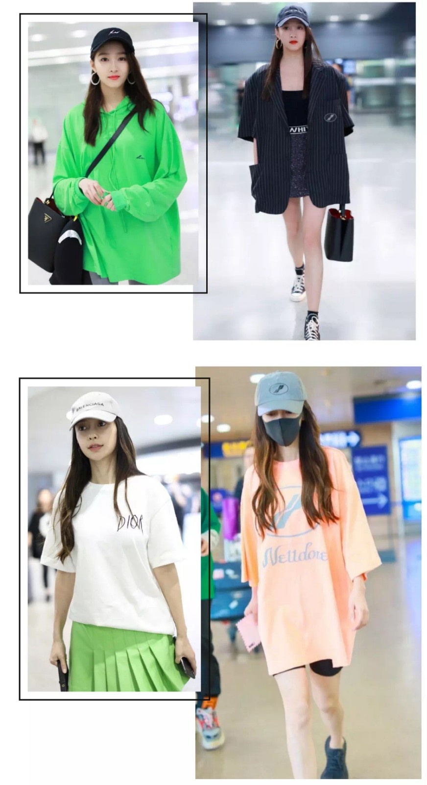 杨幂同款棒球服ins潮牌,杨幂we11卫衣