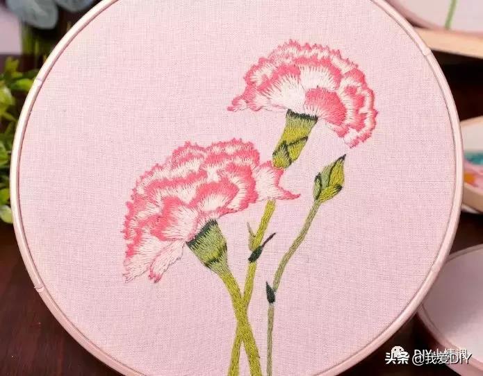 刺绣新手一步一步刺绣花,超详细的漂亮小花刺绣教程