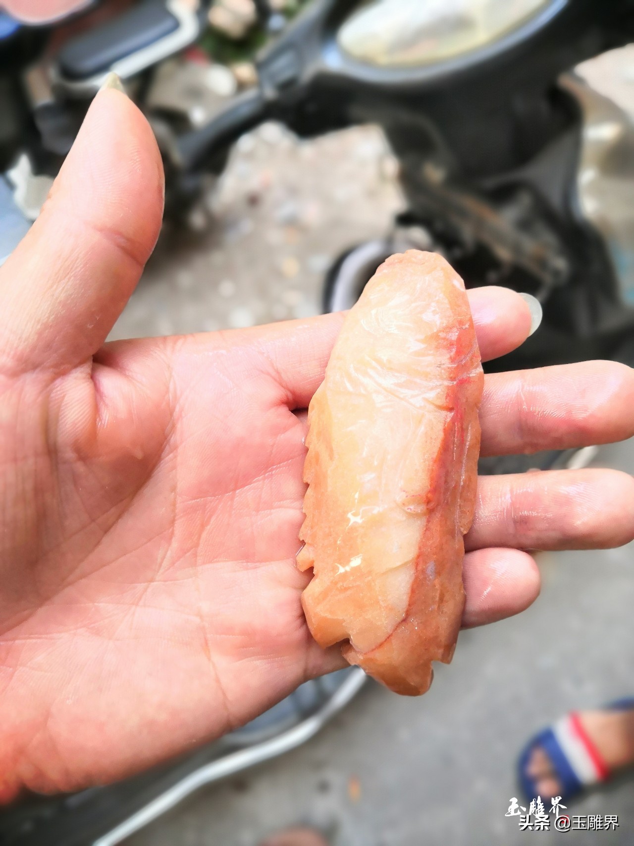 玉雕师掌勺!红黄翡变红烧鱼,口水流了