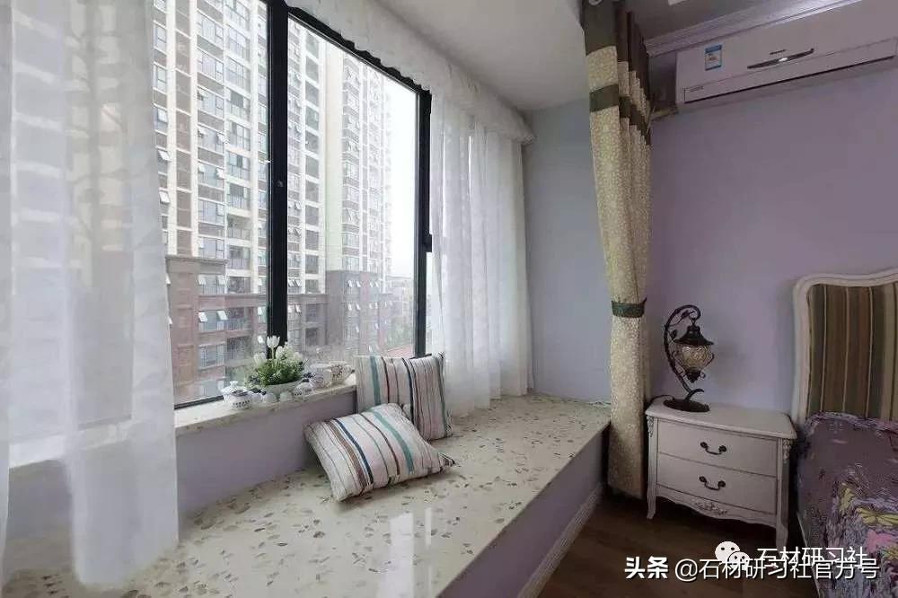 飘窗和窗台用什么石材好,阳台飘窗窗台石怎么做最好看