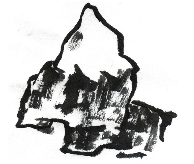 山石的常用皴法,山石的各种皴法介绍