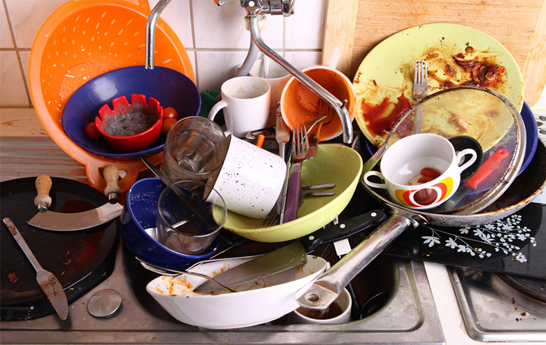 洗碗油腻腻,怎么洗碗消除细菌