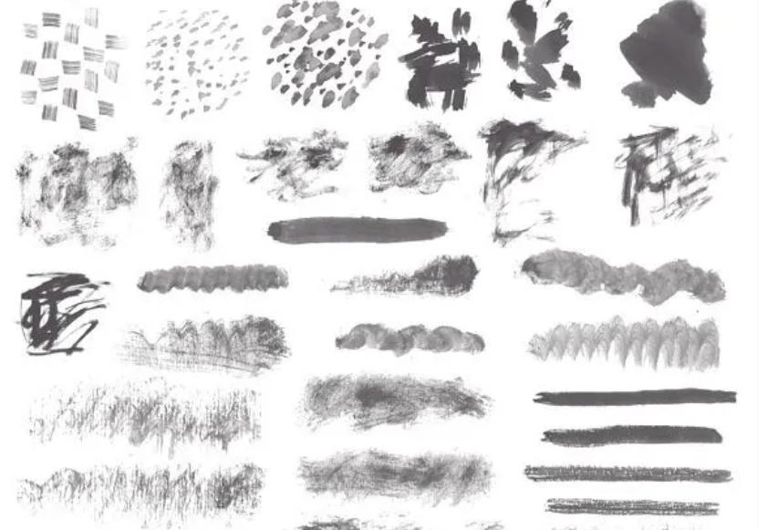 2020版ps手绘笔刷素材,ps水彩笔刷免费素材