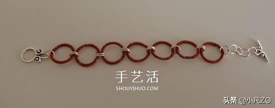 铜线手工制作手链,铜丝手链diy