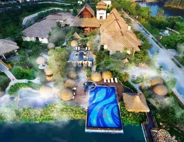 万科白天鹅鱼窝温泉,清远万科白天鹅温泉