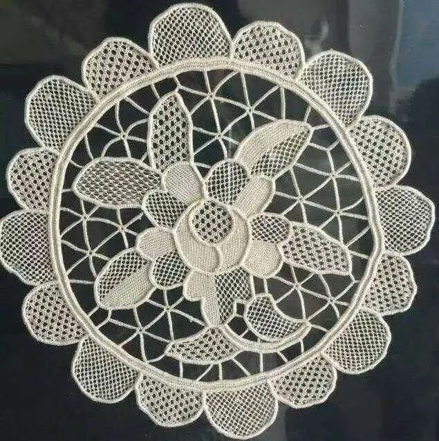 萧山花边手工图片大全,青州非遗纯手工花边