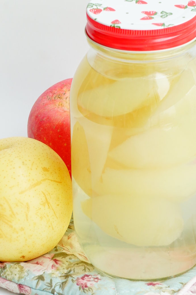 自制糖水梨子罐头,自制糖水梨的做法