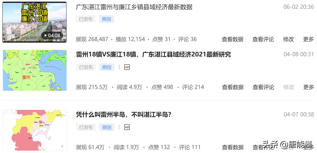 徐闻县对比雷州经济,徐闻vs雷州