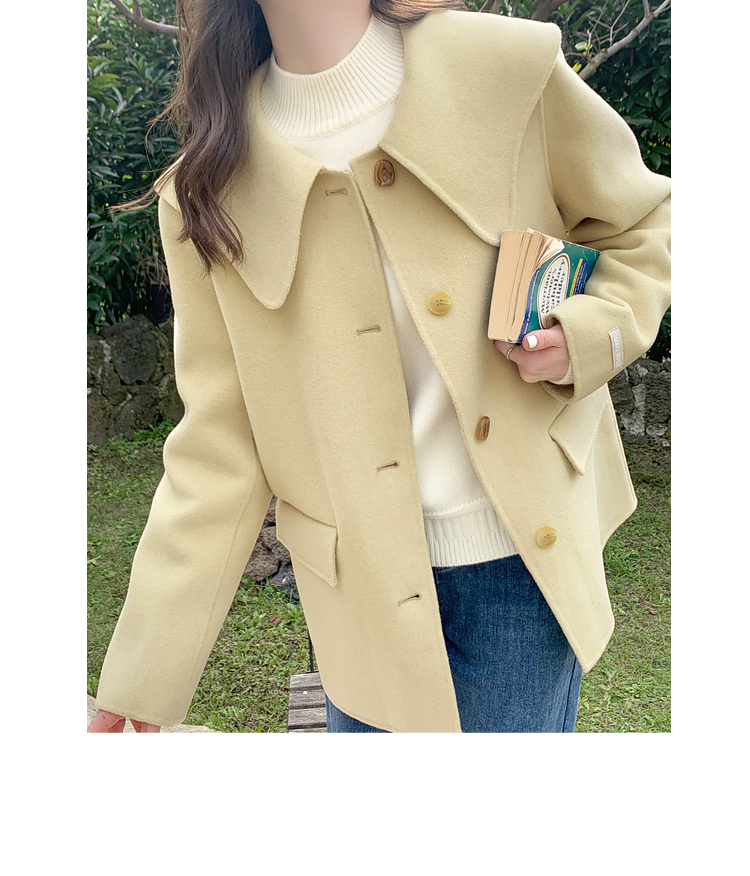 短款毛呢外套冬季穿搭,短毛呢外套显瘦