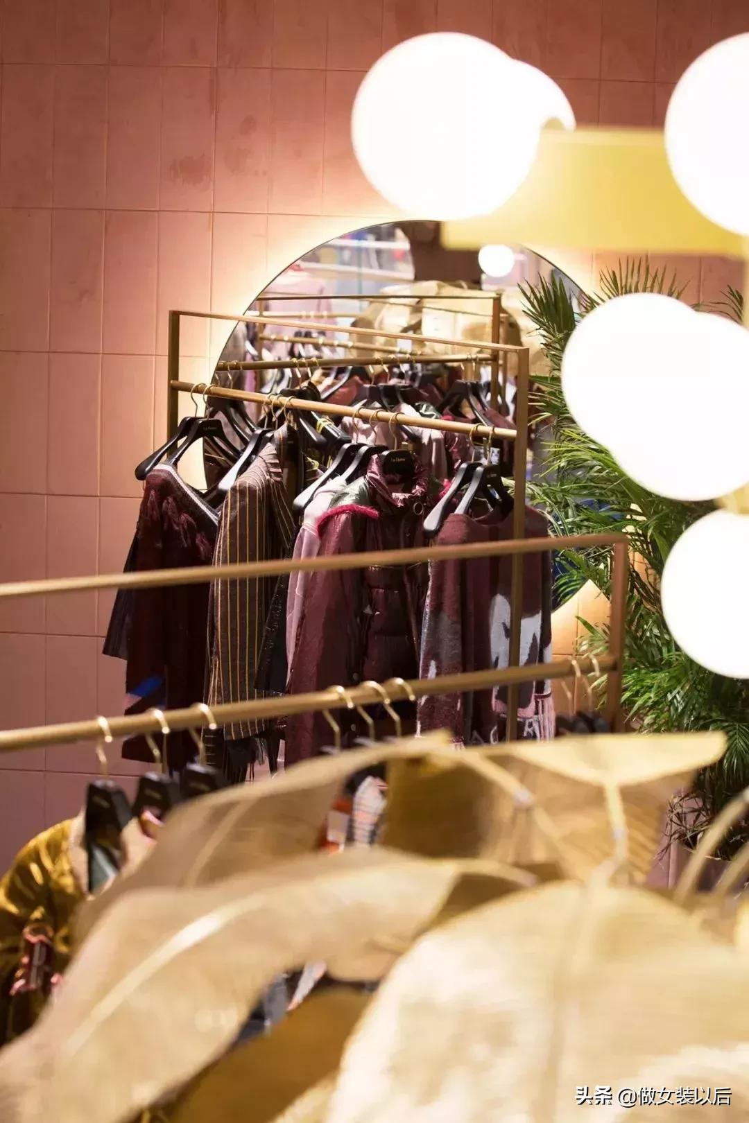 100平女装店陈列摆放效果图,女装陈列的八大原则和七大方法