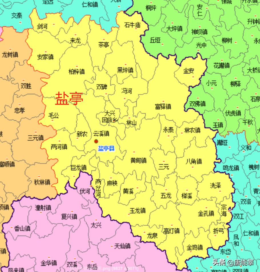 绵*江阳**油39镇、盐亭33镇的变迁:人口、工业…最新统计