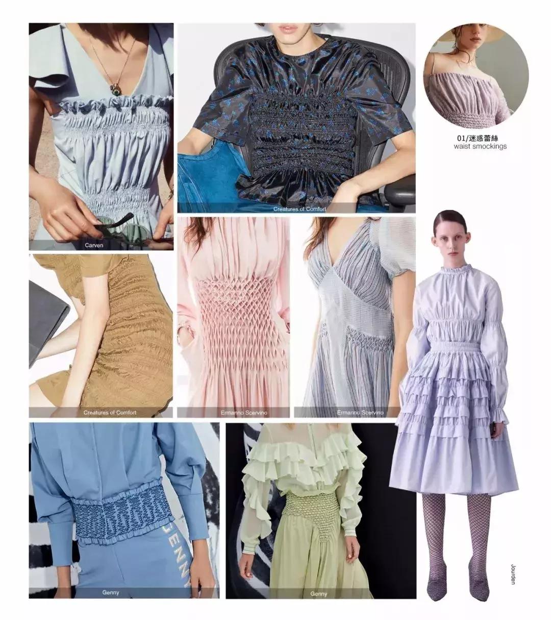 t台2021年春夏女装设计流行款式,2022春夏女装流行趋势流行面料