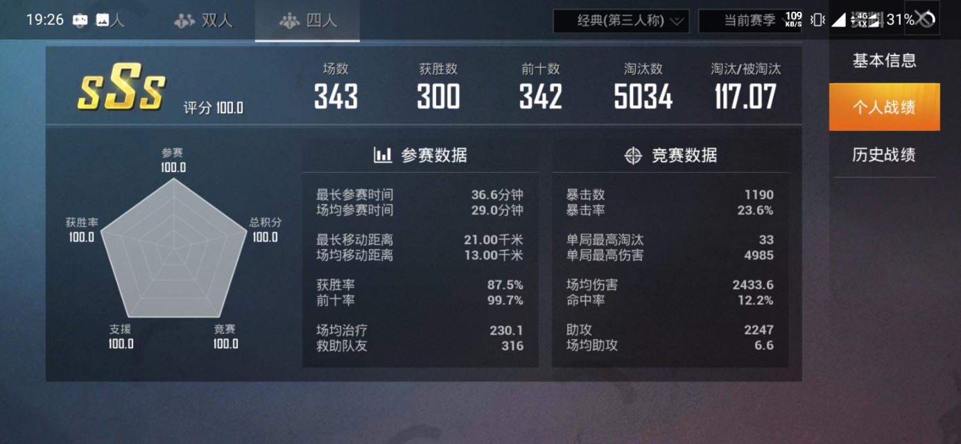 和平精英100场kd多少算合格,和平精英怎么快速涨kd而且不掉分