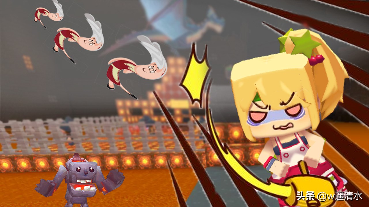 迷你世界清水一开场就阵亡了,迷你世界为了还债失去尊严