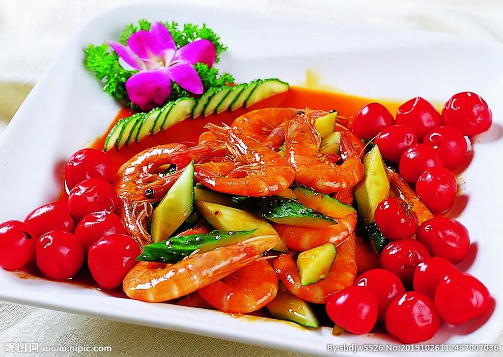 热食柠香南美鲜虾低脂意面,南美鲜虾沙拉优惠团购