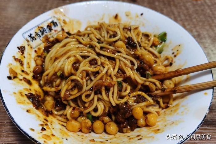 重庆小面50强之大众豌杂面,重庆小面第一名的面条