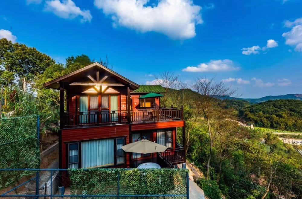 藏在山谷里温泉民宿,清远树屋温泉度假村攻略