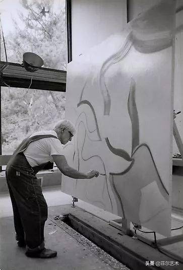 丹麦画家蒙森德风景油画作品欣赏,荷兰画家德库宁的油画作品无题