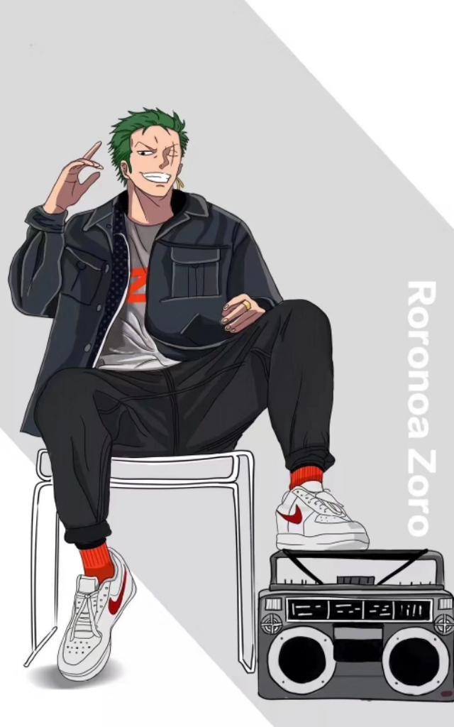 海贼王服装秀索隆,海贼王人物穿潮服