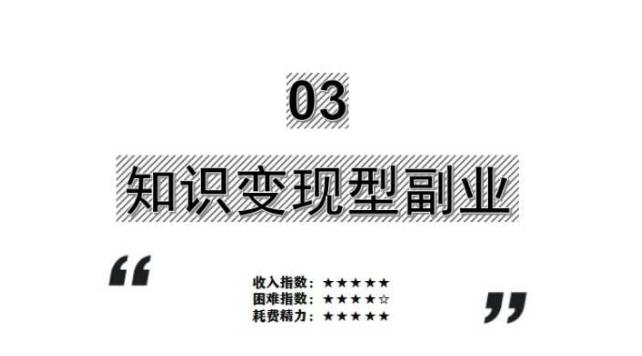 12个业余但靠谱的副业，最短一天就能有收入