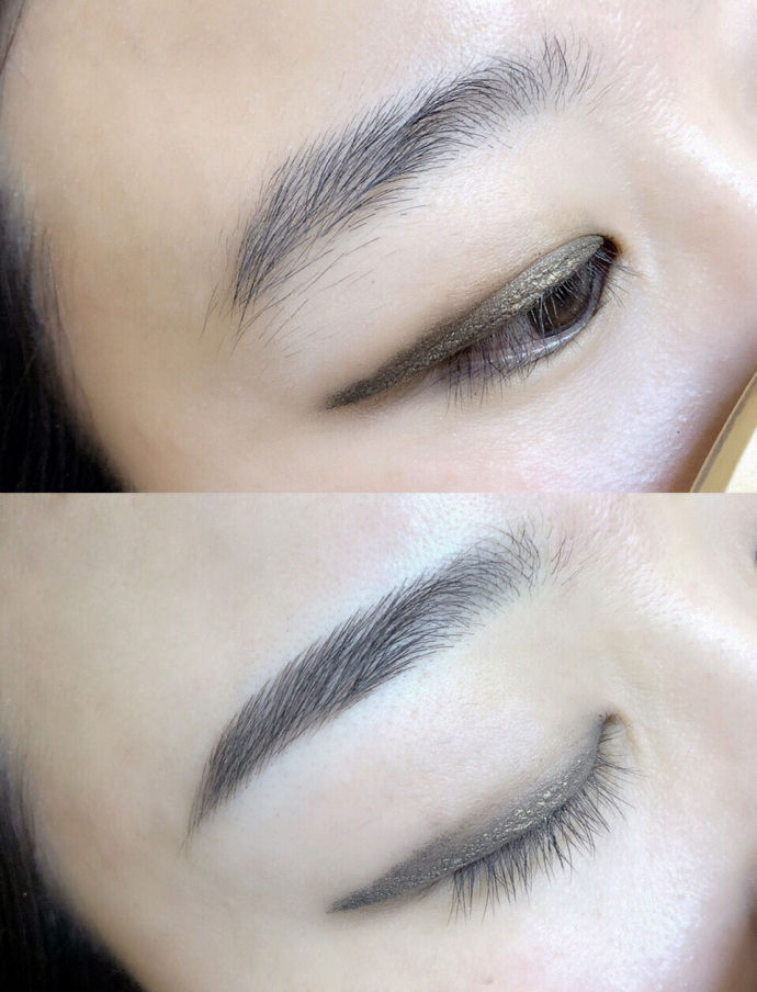 现在最流行的纹眉技术线条眉,现在比较火的眉毛技术