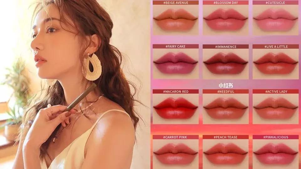 5色口红网红推荐,爆款口红色号推荐