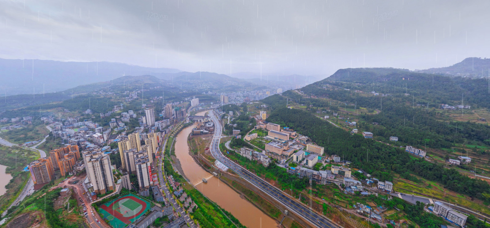 上帝视角看桂平各镇,上帝视角看巴中抖音