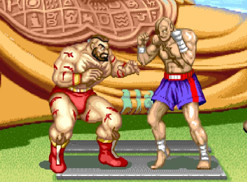 《街头霸王》系列中身材最高的人物,体型大到底有没有优势呢