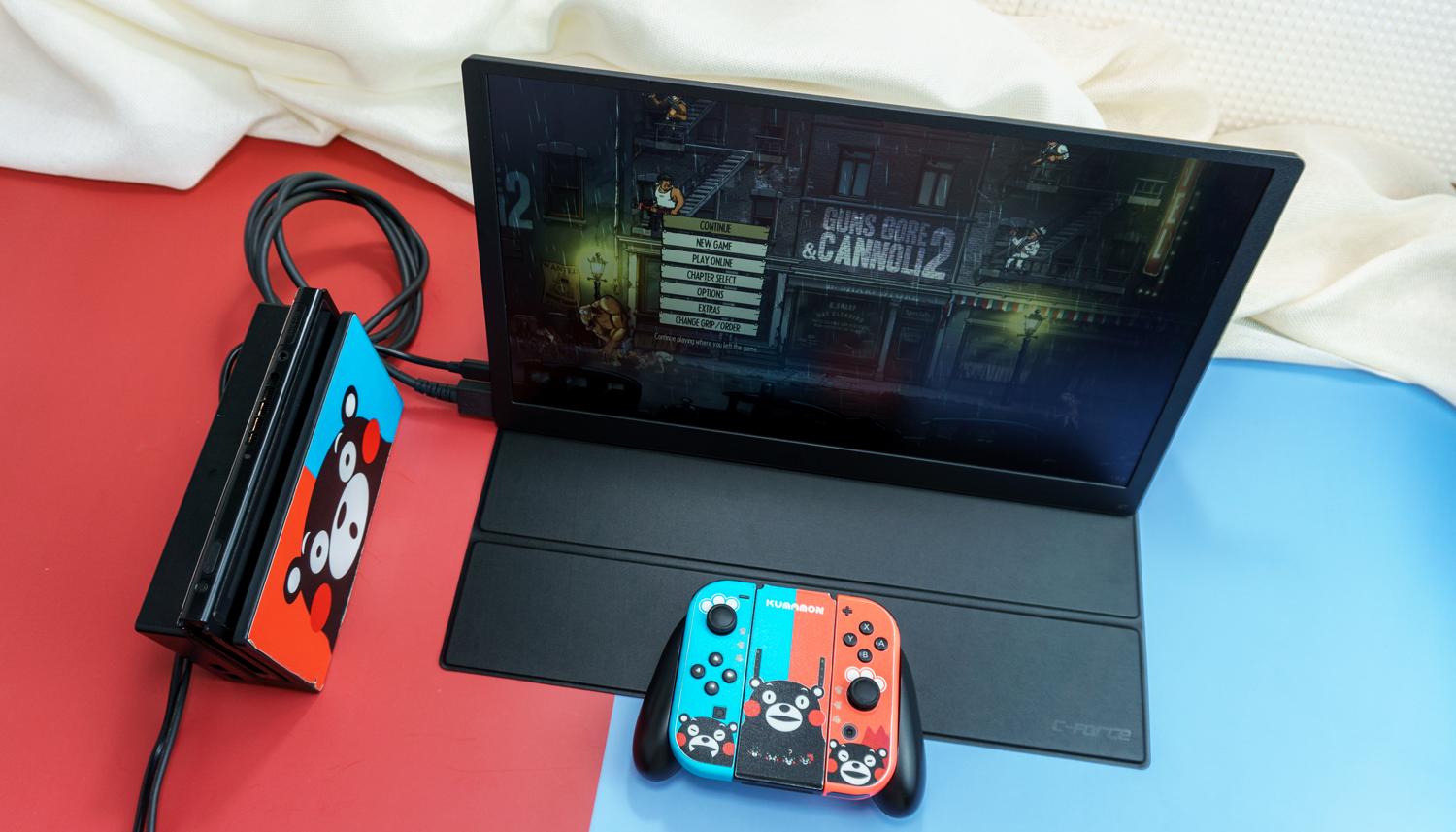 聚会时如何享受多人Switch乐趣？便携屏C-ForceCF011XTPro上手