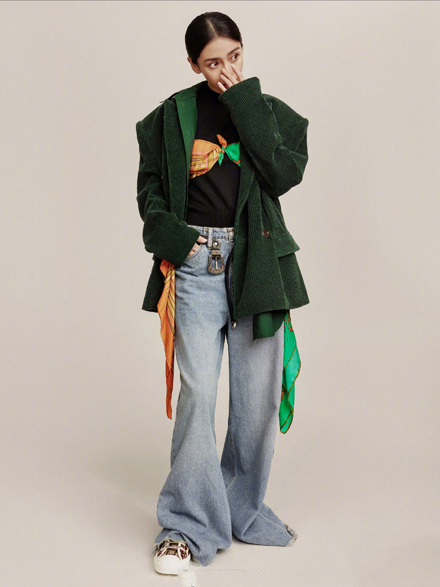 女明星男装穿搭,明星春季衣服搭配男装