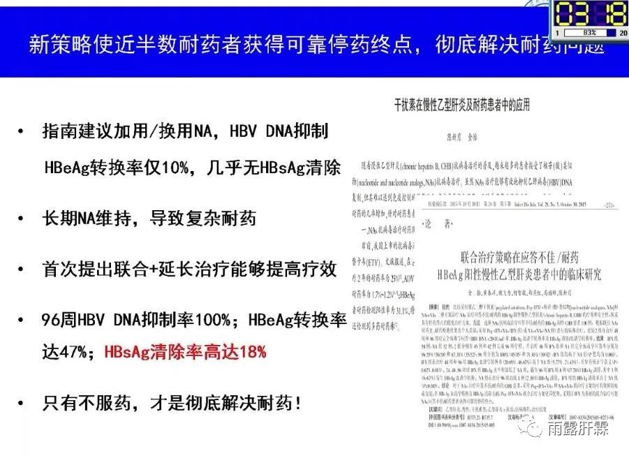 慢性乙型肝炎定目标不定疗程的治疗策略与优势人群的选择