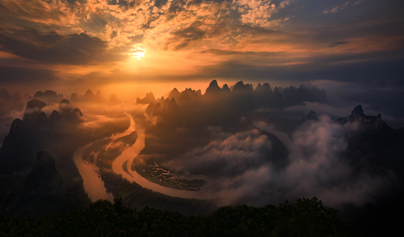 风光摄影如何调整均衡效果,风光摄影锐化与不锐化的区别