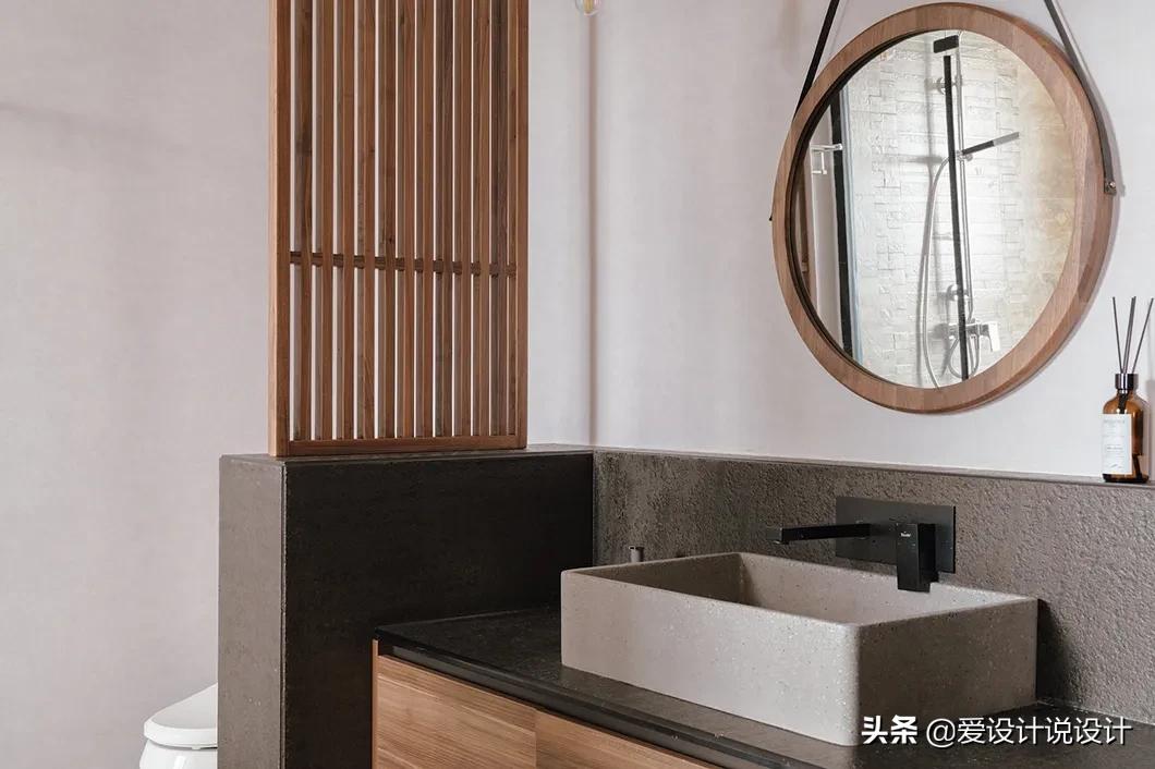 原木是让人清新脱俗的风格,现代简约和原木风混搭