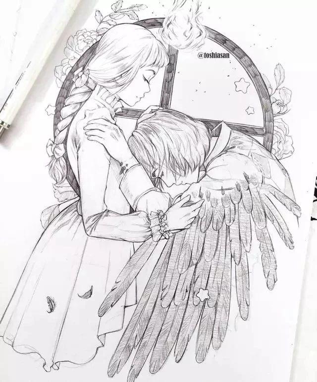 动漫线稿大全,动漫线稿分享