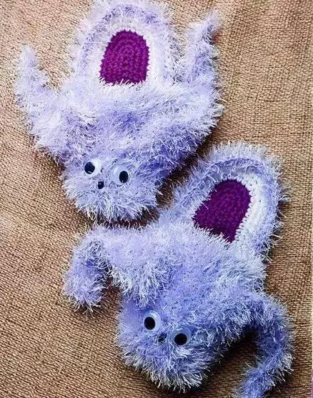 毛线拖鞋钩针方法视频教程全集,钩拖鞋能不能用4.0的钩针