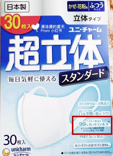 日本防病毒口罩,日本口罩怎么分辨防病毒和防尘的