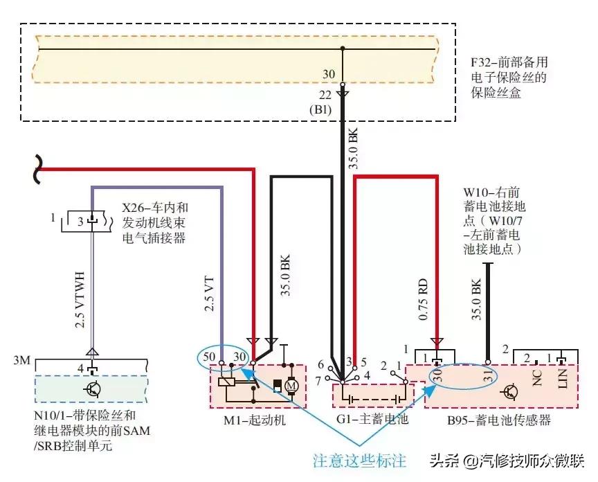 汽车交流发电机的电路原理图,汽车照明电路原理图