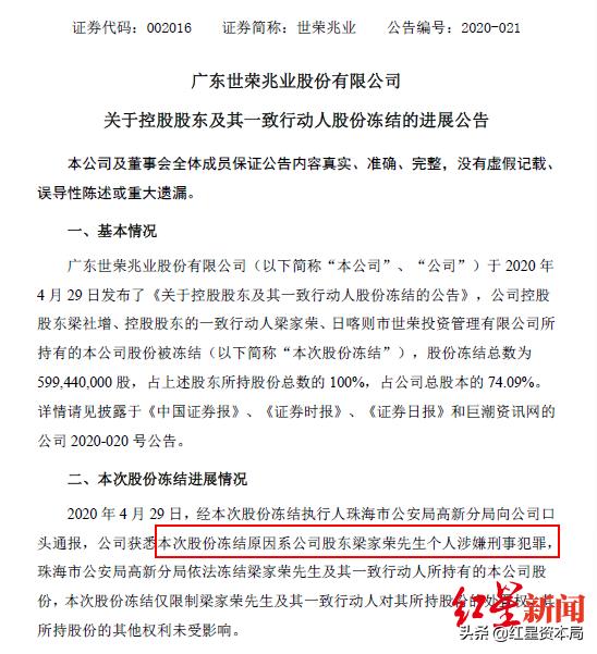 珠海最大“地主”世荣兆业前董事长涉黑，传已滞留境外，检举最高奖50万