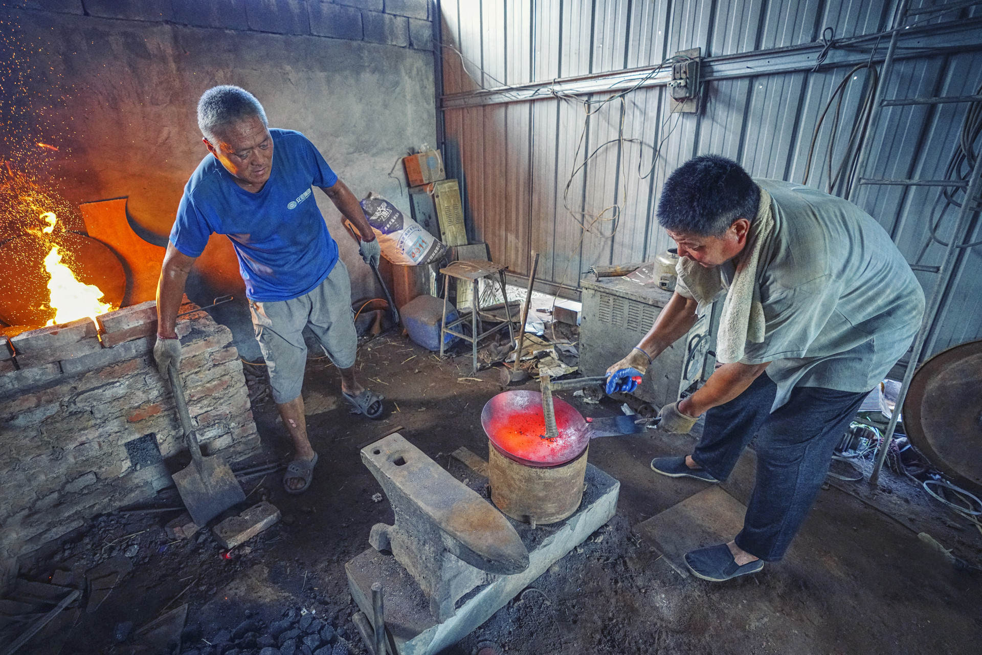 三禾窒氮轻铁锅,三禾锅具官方旗舰店双耳铁锅